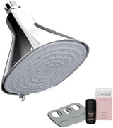 Canopy Filtered Shower Head - High Pressure Shower Head Filter for Hard Water - Shower Filter To Remove Impurities for Healthier Scalp, Skin & Hair - Support Hair Growth & Minimize Breakage - Chrome