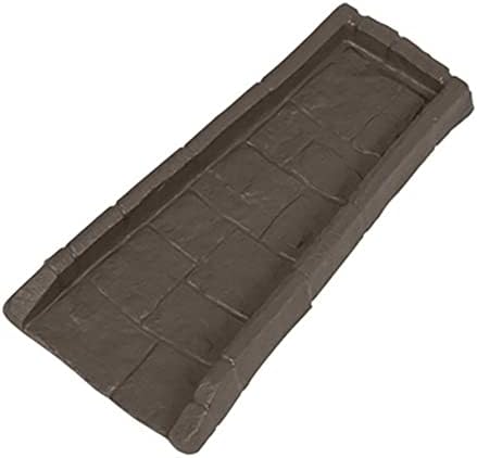 Suncast Decorative Home Splash Rain Gutter Drain Block Heavy Duty Replacement Guard to Prevent Soil Erosion and Rain Washouts, Java