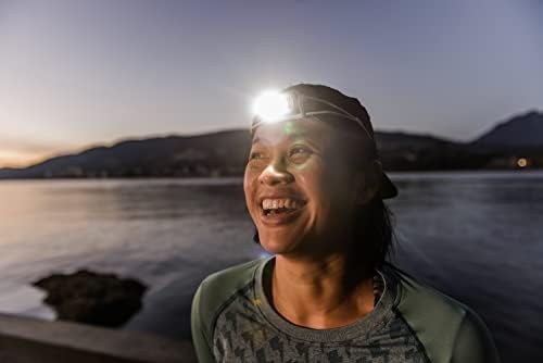 PETZL Bindi Headlamp - Ultra-Compact Rechargeable 200 Lumen Headlamp Designed for Everyday Athletic Activities - Emerald