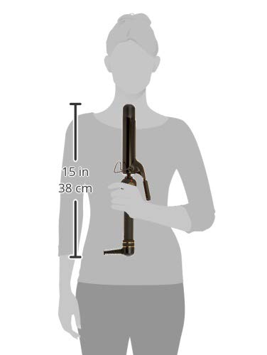 HOT TOOLS Pro Artist Black Gold Curling Iron, 1-1/4 inch