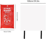 Fire Blankets Emergency for Home - 4 Pack 40"x40" Fire Blanket for Home and Kitchen, Fire Retardant Blankets, Fiberglass Fire Blanket, Fire Extinguisher for Home, Fireproof Blanket for Camping