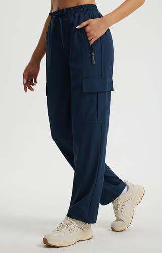 Libin Women's Hiking Pants Lightweight Quick Dry Cargo Pants Petite/Regular/Tall Casual Work Travel Safari Clothes