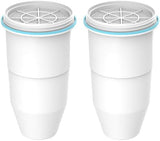 AQUA CREST NSF/ANSI 42&372 Certified Multiple-Stage Replacement Water Filters, Replacement for Pitcher Filters and Dispenser Filters, Reduce TDS, Chlorine, 2 Pack