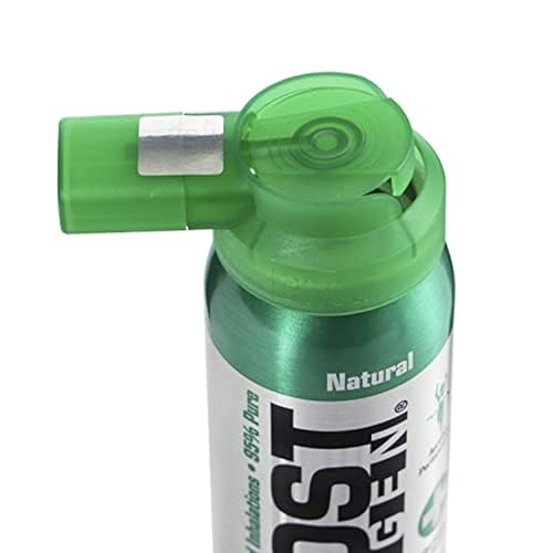 Boost Oxygen Large Natural 10L Canister | Respiratory Support for Aerobic Recovery, Altitude, Performance & Health (6 Pack)