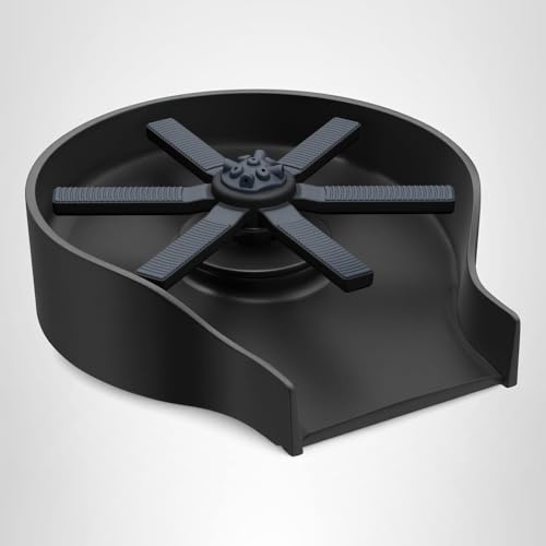 KRAUS CleanMate Glass Rinser for Kitchen Sink in Matte Black Color Finish, KGR-500MB