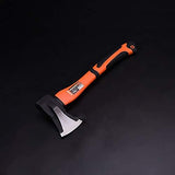 Edward Tools Wood Splitting Maul 17” - 3 lb. Axe and Sledge Combined - Forged Steel Head - Splits Wood Better Than Camp Axe or Hatchet - Kindling Splitter - Rubber Sheath