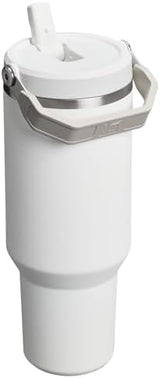 Stanley IceFlow 2.0 Flip Straw Tumbler with Handle 40 oz | Twist On Lid and Flip Up Straw | Leak Resistant Water Bottle | Insulated Stainless Steel | BPA-Free | Frost