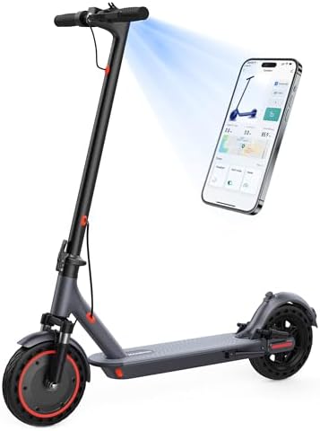 Electric Scooter for Adults, 8.5"/10" Tires, 19/22Mph, 350W/500W Motor, 21-28 Miles Range, Folding E-Scooter with Dual Suspension,APP(V1/SPRO/MAX/PRO)