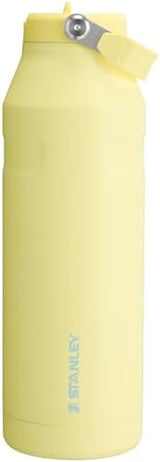 Stanley IceFlow Flip Straw 2.0 Water Bottle 50 OZ | Built-In Straw with Larger Opening | Lightweight & Leak-Resistant | Insulated Stainless Steel | BPA-Free | Pomelo