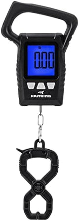 KastKing Fish Scale, WideView Floating Waterproof Digital Scale, 2.5” Large LCD Display, 110lb Capacity, Multi-Mode Pound/Ounces & Kilograms, Stores up to 9 Weights, Fishing Gifts for Men