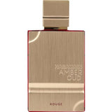 Al Haramain Amber Oud - Rouge for Unisex - Arabian Perfume for Women and Men - Long Lasting Floral Fragrance with Notes of Saffron, Jasmine & Musk - Arabic Eau De Parfum Spray - 4 oz EDP Spray