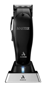 Andis Black Label MLC Professional Master Cordless Hair Trimmer, Adjustable Carbon Steel Blade Hair Clipper for Close Cutting, Black