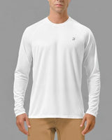 Roadbox Mens UPF 50+ UV Sun Protection Shirts Outdoor Long Sleeve SPF Rash Guard for Fishing Hiking Swimming Running
