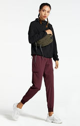 Libin Women's Cargo Joggers Lightweight Quick Dry Hiking Pants Athletic Lounge Casual Travel Petite/Regular/Tall