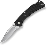 Buck Knives 112 Folding Hunter Slim Select Lockback Pocket Knife with Thumb Studs and Removable/Reversible Deep Carry Pocket Clip