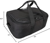 AO Coolers Stow N' Go Cooler, Low-Profile, Leakproof with High-Density Insulation, Holds Ice for 24 Hours, Black, 38 Pack