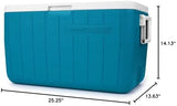 Coleman Chiller 48qt Insulated Portable Cooler with Ice Retention & Heavy-Duty Handles, Made in USA