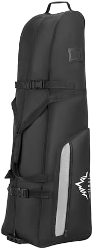 Himal Outdoors Soft-Sided Golf Travel Bag with Wheels - Heavy Duty 600D Polyester Oxford Wear-Resistant, Excellent Zipper Universal Size