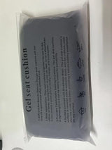 Fzitiy Gel Seat Cushion, for Long Sitting -Double Thick Gel Seat Cushion Breathable Honeycomb Chair Cushion with Non-Slip Cover for Office Chair Car, Wheelchair, Long Trips,Relief Sciatica Pain