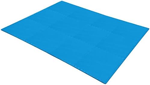 BalanceFrom Puzzle Exercise Mat with EVA Foam Interlocking Tiles for MMA, Exercise, Gymnastics and Home Gym Protective Flooring, Multiple Sizes and Colors