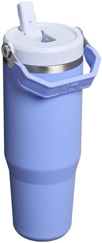 Stanley IceFlow 2.0 Flip Straw Tumbler with Handle 30 oz | Twist On Lid and Flip Up Straw | Leak Resistant Water Bottle | Insulated Stainless Steel | BPA-Free | Hydrangea