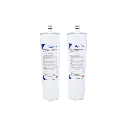 3M Aqua-Pure DW8090 Under Sink Replacement Water Filters AP-DW80/90 for Aqua-Pure AP-DWS1000