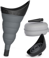 TRIPTIPS Pee Conch Foldable Female Urinal Device Portable Urinal for Women Pee Funnel for Women Travel, She Pee Cup for Women Stand to Pee Womens Urinal Funnel with Tube Case