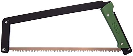 AGAWA - BOREAL21 -> 21 Inch Folding Bow Saw - Black Frame, Green Handle, 21" All Purpose Blade