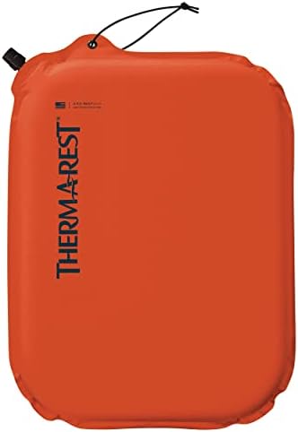 Therm-a-Rest Lite Seat Ultralight Inflatable Seat Cushion, Orange, Polyester, 13 x 16 Inches