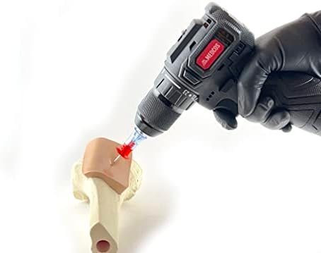 EZ-IO Compatible IO Drill Trainer Intraosseous Driver for Medical Instructors Teaching Vascular Access Device Skills Station (2022 Version)