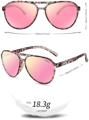 Polarized Aviator Sunglasses for Women Men Retro Trendy Sports Sunglasses for Outdoor UV400 Protection