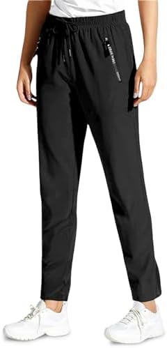 Comfysfit StretchActive Unisex Ultra Stretch Quick Drying Pants for Women Men, Waterproof & Breathable