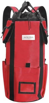 AOLEBA Arborist Rope Storage Bag Tree Climbing Rock Rope Bucket Backpack Rope Storage Bag Large Capacity 1680D Thicken Nylon Material with Hand Straps, Side Pockets