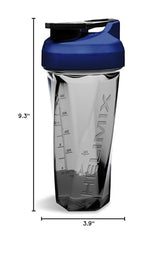 HELIMIX 2.0 Vortex Blender Shaker Bottle Holds upto 28oz | No Blending Ball or Whisk | USA Made | Portable Pre Workout Whey Protein Drink Shaker Cup | Mixes Cocktails Smoothies Shakes | Top Rack Safe