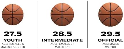 Wilson NCAA Street Shot Basketballs - 29.5", 28.5", 27.5"