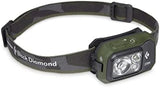 BLACK DIAMOND Storm 450 LED Headlamp, Waterproof and Dimmable Battery Powered Headlamp for Camping, Hiking, Hunting, Running, Work with Red Light Headlamp Mode, Dark Olive