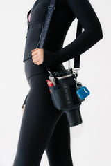 Stanley All Day Quencher Carry All for 40 oz Tumbler with Handle | Crossbody Bag with Phone Holder Pocket, Card Sleeve & Detachable Strap | Water Bottle Carrier Bag | BPA-Free |