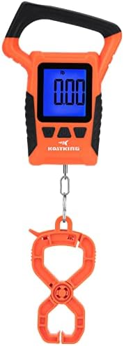 KastKing Fish Scale, WideView Floating Waterproof Digital Scale, 2.5” Large LCD Display, 110lb Capacity, Multi-Mode Pound/Ounces & Kilograms, Stores up to 9 Weights, Fishing Gifts for Men