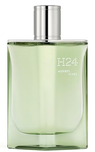 Hermes H24 Herbes Vives Eau De Parfum Rechargeable Spray for Men, 3.4 Ounce