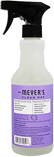 MRS. MEYER'S CLEAN DAY Multi-Surface Everyday Cleaner, Limited Edition Lilac Scent, Removes Dirt & Freshens Surfaces, 16 FL OZ Spray Bottle (Pack of 6)