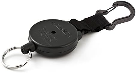 KEY-BAK SECURIT Heavy Duty Retractable Key Holder with a Retractable Kevlar Cord Secures Keys, Gear