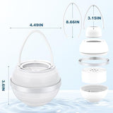 Bath Filter for Tub - 8 Stages Bath Filter- Removes Hundreds of Contaminants, BPA Free, Purify Your Bathwater for Healthier Skin and Hair