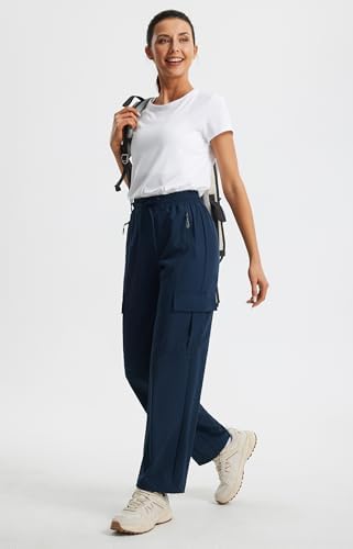 Libin Women's Hiking Pants Lightweight Quick Dry Cargo Pants Petite/Regular/Tall Casual Work Travel Safari Clothes