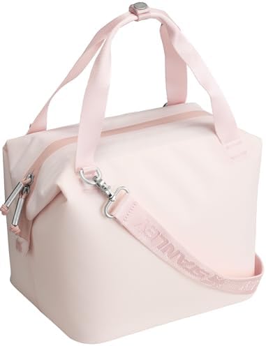 Stanley All Day Julienne Mini Soft Cooler Bag and Lunch Box 7.4 qt | 20 Can Cooler with Handles and Strap | 12 Hour Cooling | Insulated Travel Bag with Zipper | BPA-Free | Rose Quartz