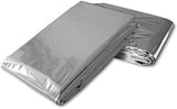 Ever Ready First Aid Mylar Rescue Blanket, Large Silver Thermal Sheet for Emergency and Survival, 54” x 84” – 20 Count