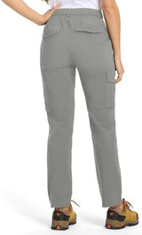 TBMPOY Women's Hiking Cargo Pants Lightweight Water Resistant Quick Dry Fishing Camping Travel Work Pant with 6 Pockets