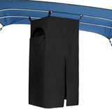 Tuszom Heavy Duty 600D Privacy Tent for Boat, Heavy Duty Hanging Changing Room for Bimini Top with Storage Bag, Portable Privacy Station for Pontoons