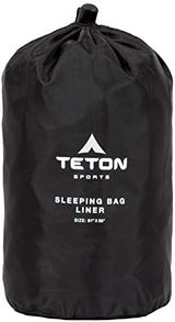 TETON Sports Sleeping Bag Liner; A Clean Sheet Set Anywhere You Go; Perfect for Travel, Camping, and Anytime You’re Away from Home Overnight; Machine Washable; Travel Sheet Set for Your Sleeping Bag