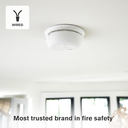 First Alert SMICO105-AC, Interconnect Hardwire Combination Smoke & Carbon Monoxide Alarm with 10-Year Battery Backup, 3-Pack