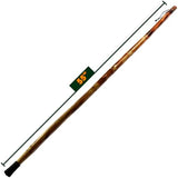 SE 3 Piece 55" Detachable Pine Wood Walking/Hiking Stick with Metal Tip, Reinforced Rubber Tip, and Water-Resistant Travel Pouch - Portable and Durable for Outdoor Adventures